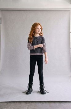 Джеггінси джинсові skinny slim з домішкою віскози - чорний