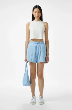 Женские голубые шорты Голубой 34 Lacoste GF0505HBP