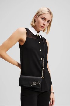 Кожаный кошелек Karl Lagerfeld K/SIGNATURE
