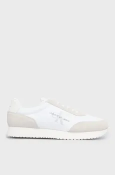 Мужские белые кроссовки RETRO RUNNER LOW LACEUP SU-NY ML Белый 45 Calvin Klein YM0YM00746