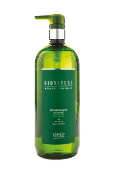 Шампунь Emmebi Italia BioNature Mineral Treatment Anti-Dandruff Shampoo против перхоти, с маслом чайного дерева, 1 л