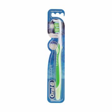 Зубная щетка Oral-B 3D White Отбеливание, зеленая, средней жесткости, 1 шт Зубная щетка Oral-B 3D White Отбеливание, зеленая, средней жесткости, 1 шт