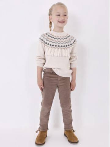 Mayoral Штани з тканини 4.503 Коричневий Regular Fit