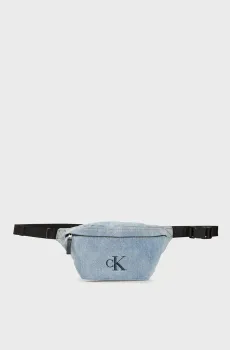Мужская голубая джинсовая поясная сумка Голубой ONESIZE Calvin Klein LV04G3149G