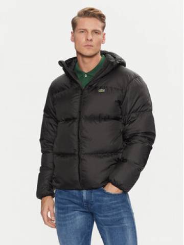 Lacoste Пуховик BH2905 Чорний Regular Fit Lacoste Пуховик BH2905 Чорний Regular Fit
