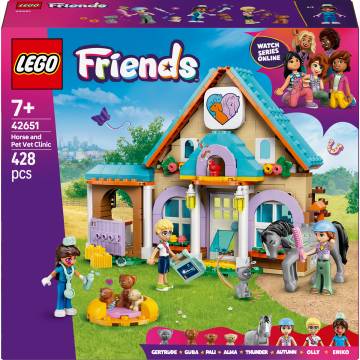 Конструктор LEGO Friends Ветеринарна клініка для коней і домашніх улюбленців (42651) Конструктор LEGO Friends Ветеринарна клініка для коней і домашніх улюбленців (42651)