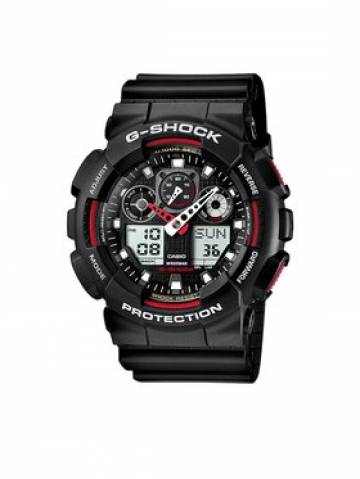 G-Shock Годинник GA-100-1A4ER Чорний G-Shock Годинник GA-100-1A4ER Чорний