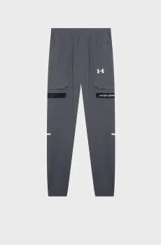 Детские темно-серые спортивные брюки Boys Tech Utility Wvn Pant Серый 18 Under Armour 6005140-025