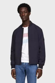 Мужской темно-синий бомбер PORTLAND BOMBER Синий S Tommy Hilfiger MW0MW34455