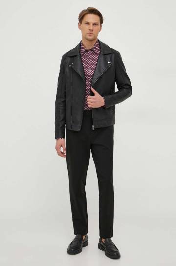 Брюки с примесью шерсти Michael Kors цвет чёрный фасон chinos Брюки с примесью шерсти Michael Kors цвет чёрный фасон chinos