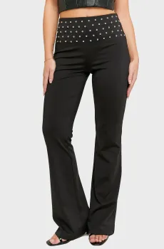 Женские черные брюки Черный 36 Tally Weijl SLEPESTUDS