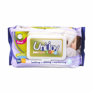 Детские влажные салфетки Unijoy, 80 шт Детские влажные салфетки Unijoy, 80 шт