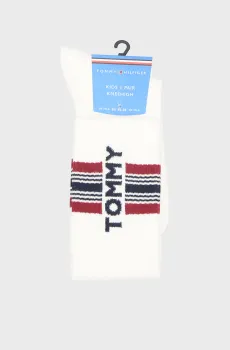 Женские белые гольфы KNEEHIGH Белый 35-38 Tommy Hilfiger 701236329