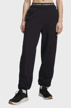 Женские черные спортивные брюки Icon Flc Gym Pant-BLK Черный XS Under Armour 6013546-009