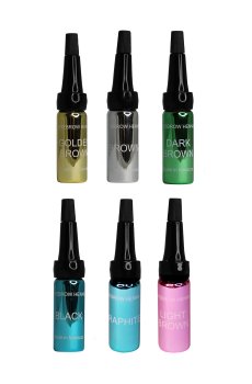 Набор хны для бровей Ekko Beauty Eyebrow Henna Set, 6*5 мл
