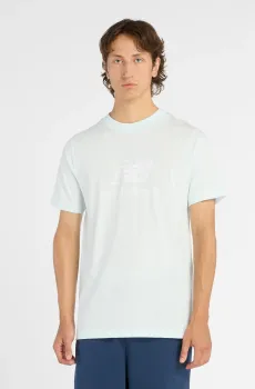 Мужская гоолубая футболка Sport Essentials Logo Синий XL New Balance MT41502AAW