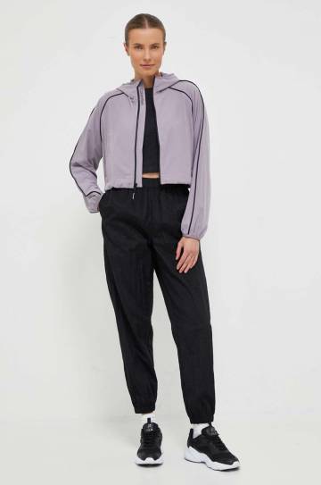 Ветровка Calvin Klein Performance цвет фиолетовый переходная oversize Ветровка Calvin Klein Performance цвет фиолетовый переходная oversize