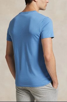 Хлопковая пижамная футболка Polo Ralph Lauren