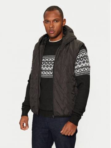 Brave Soul Жилет MJK-INFERNO Сірий Regular Fit Brave Soul Жилет MJK-INFERNO Сірий Regular Fit