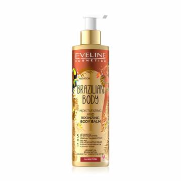 Увлажняющий бальзам для тела с эффектом загара 5 в 1 Eveline Cosmetics Brazilian Body, 200 мл Увлажняющий бальзам для тела с эффектом загара 5 в 1 Eveline Cosmetics Brazilian Body, 200 мл