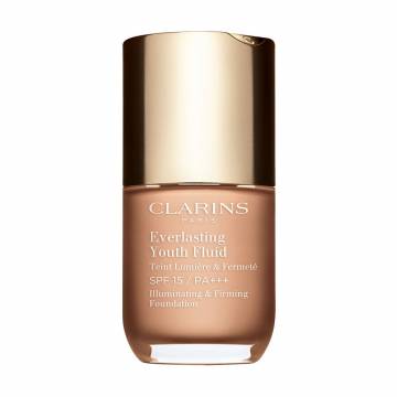 Стойкий тональный флюид для лица Clarins Everlasting Youth Fluid SPF 15 с омолаживающим действием, 107 Beige, 30 мл Стойкий тональный флюид для лица Clarins Everlasting Youth Fluid SPF 15 с омолаживающим действием, 107 Beige, 30 мл
