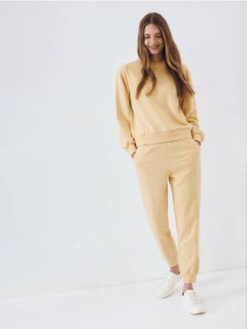 Reserved - LADIES` TROUSERS - нюдовий - 8512B-02X Reserved - LADIES` TROUSERS - нюдовий - 8512B-02X