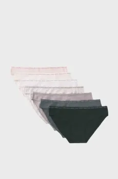 Женские трусики (7 шт) Разноцветный XL womensecret 4932688