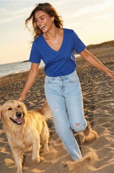 Футболка з короткими рукавами - синій