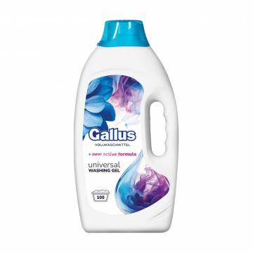 Гель для стирки Gallus Universal универсальный, 100 стирок, 4 л Гель для стирки Gallus Universal универсальный, 100 стирок, 4 л
