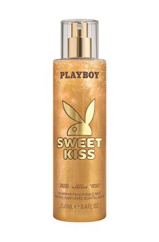 Парфюмированный спрей для тела Playboy Sweet Kiss Shimmer женский, 250 мл