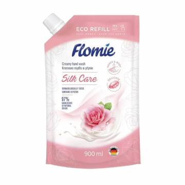 Жидкое крем-мыло Flomie Delicate Silk Care Creamy Hand Wash, 900 мл (дойпак) Жидкое крем-мыло Flomie Delicate Silk Care Creamy Hand Wash, 900 мл (дойпак)