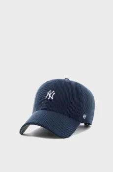 Тёмно-синяя вельветовая кепка CORD BASE RUNNER NEW YORK YANK Синий ONESIZE 47 Brand THCBR17EWS-NYB