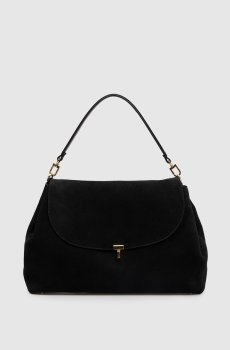 Черная замшевая сумка