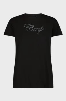 Женская черная футболка STRETCH JERSEY Черный 34 CMP 32D8066P-54UU