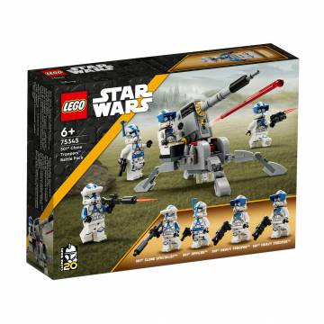 Конструктор LEGO Star Wars Боевой отряд бойцов-клонов 501-го легиона, 119 деталей, от 6 лет (75345) Конструктор LEGO Star Wars Боевой отряд бойцов-клонов 501-го легиона, 119 деталей, от 6 лет (75345)