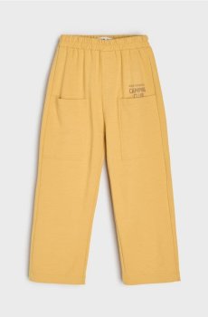 Широкі спортивні штани - золотисто-коричневий