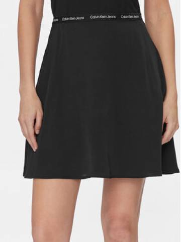 Calvin Klein Jeans Cпідниця-міні Logo J20J223143 Чорний Regular Fit Calvin Klein Jeans Cпідниця-міні Logo J20J223143 Чорний Regular Fit