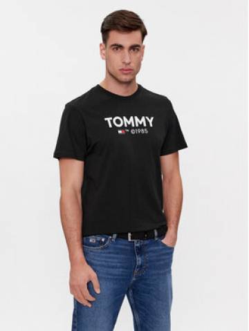 Tommy Jeans Футболка Essential DM0DM18264 Чорний Slim Fit Tommy Jeans Футболка Essential DM0DM18264 Чорний Slim Fit