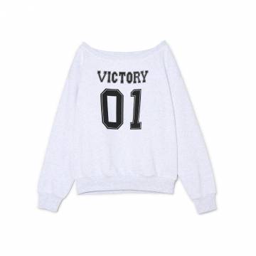 Cropp - Світшот з принтом - light grey Cropp - Світшот з принтом - light grey