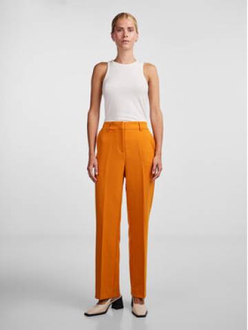 YAS Штани з тканини Likka 26030744 Оранжевий Regular Fit YAS Штани з тканини Likka 26030744 Оранжевий Regular Fit