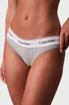 Женские серые трусики BIKINI Серый 1X Calvin Klein LV00QF8520