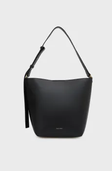 Женская черная сумка FOIL MEDIUM BUCKET Черный ONESIZE Calvin Klein LV04F3736G