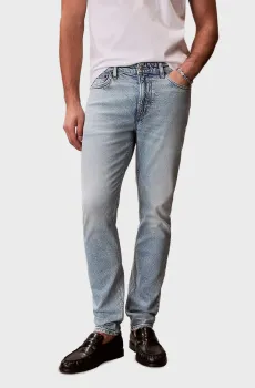 Мужские голубые джинсы MARBLED Голубой 32-34 Calvin Klein Jeans LV04RF741G