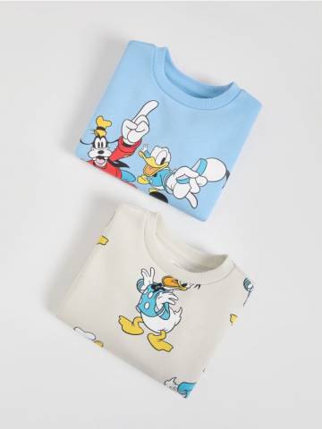 Reserved - Світшот Mickey Mouse 2 pack - світло-блакитний - 043FK-50X Reserved - Світшот Mickey Mouse 2 pack - світло-блакитний - 043FK-50X