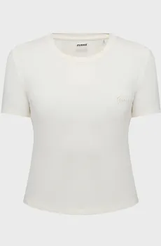 Женская белая футболка Белый XS Guess V6YI02.K4259;G027