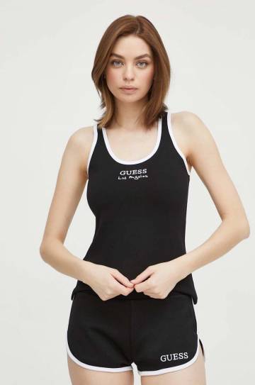 Пляжный топ Guess цвет чёрный Пляжный топ Guess цвет чёрный