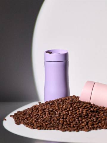 Термочашка - пурпуровий