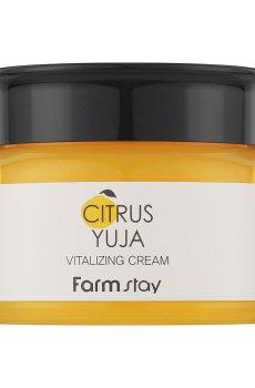 Освежающий крем для лица FarmStay Citrus Yuja Vitalizing Cream с экстрактом юдзу, 100 г