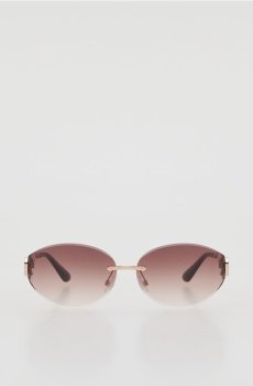 Reserved - Рожеві сонцезахисні окуляри - золотисто-коричневий - 891ID-82X