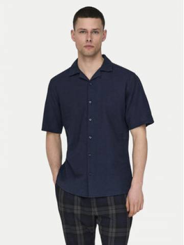 Only & Sons Сорочка Caiden 22025116 Cиній Slim Fit Only & Sons Сорочка Caiden 22025116 Cиній Slim Fit